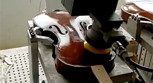 木质小提琴面板水磨